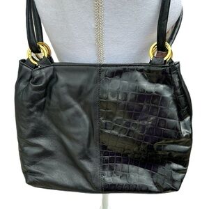 NWT Vintage Atalla Black Leather Purse